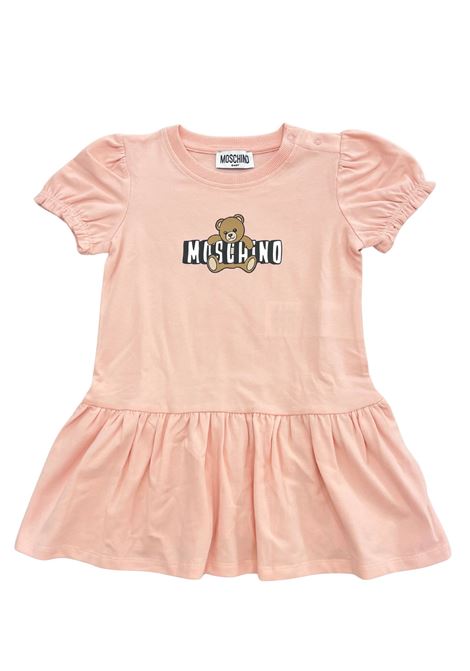 abito in cotone con logo moschino | Abiti & Tute | MAV0C7LBA0050209