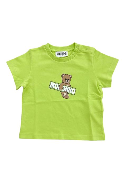 t-shirt con stampa moschino | T-shirt | MOM031LFA0730355
