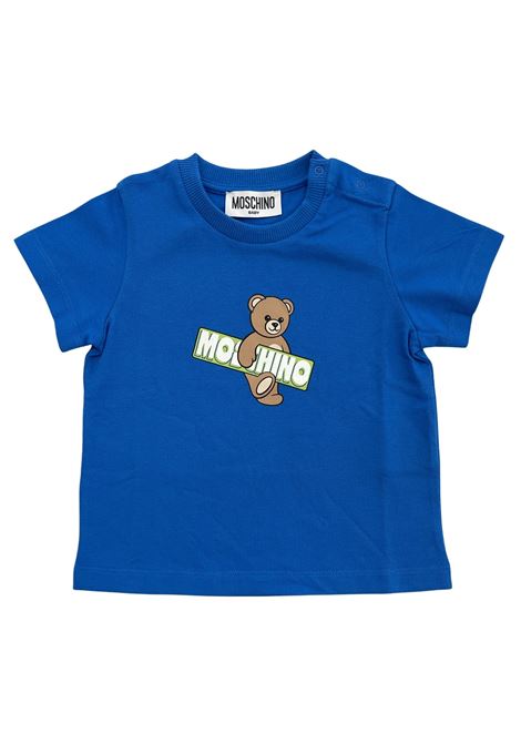 t-shirt con stampa moschino | T-shirt | MOM031LFA0740630