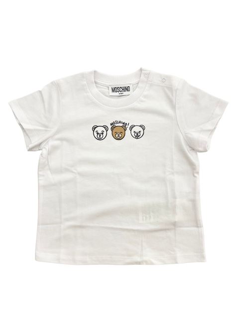 t-shirt con stampa moschino | T-shirt | MUM04OLAA2410101