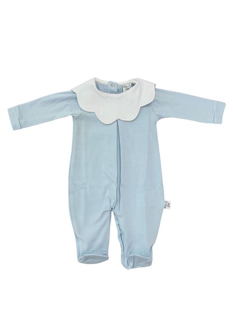 tutina in cotone manica lunga pappa e latte | Tutine | PAPTIB1CIELO