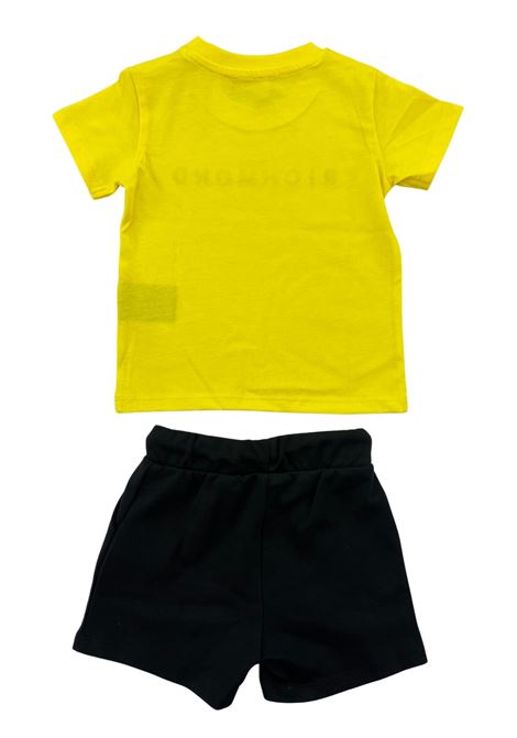 completo t-shirt e short richmond | Completi | 26006GIALLO NERO
