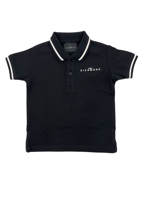 polo basic in cotone richmond | T-shirt | 26010POBLACK