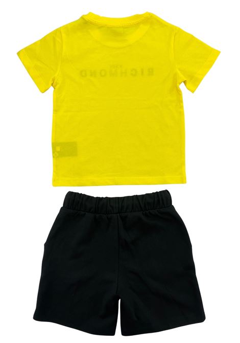 completo t-shirt e short richmond | Completi | 26018YELLOW BLACK