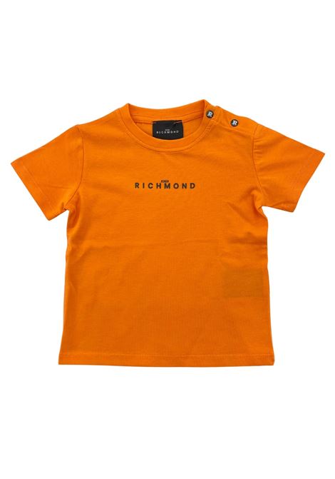 t-shirt basic logo richmond | T-shirt | 26110TSORANGE