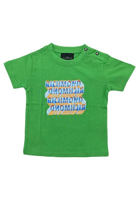 t-shirt con stampa richmond | T-shirt | 26111TSGREEN