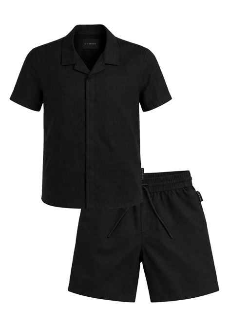 completo camicia e short richmond | Completi | 26213BLACK