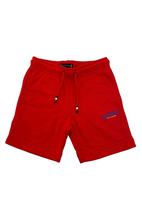 bermuda  in cotone sportivo tommy hilfiger | Pantaloni e Bermuda | KB10242JXL8