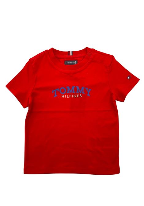 t-shirt con stampa tommy hilfiger | T-shirt | KB10263JXL8