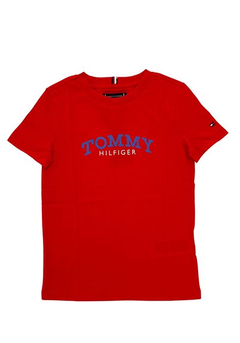 t-shirt con stampa tommy hilfiger | T-shirt | KB10263TXL8