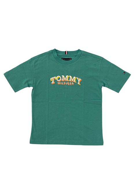 t-shirt con stampa tommy hilfiger | T-shirt | KB10267TL5Y