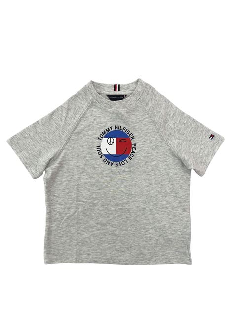 t-shirt con stampa tommy hilfiger | T-shirt | KB10269JP09