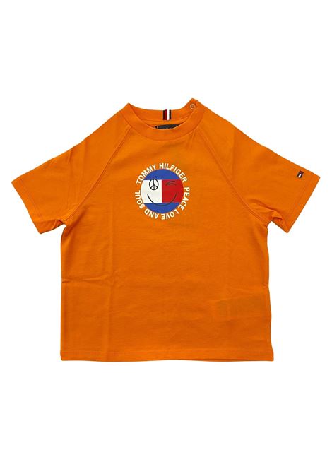 t-shirt con stampa tommy hilfiger | T-shirt | KB10269JSD2