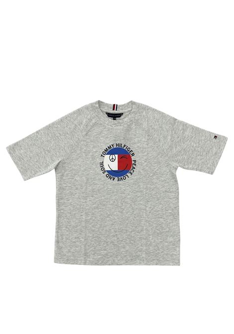t-shirt con stampa tommy hilfiger | T-shirt | KB10269TP09