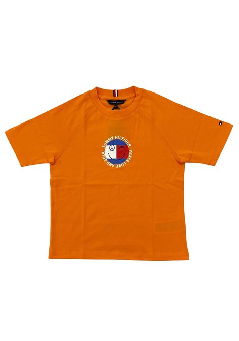 t-shirt con stampa tommy hilfiger | T-shirt | KB10269TSD2