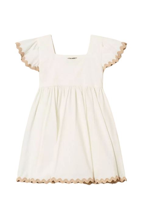 abito con ricami twinset | Abiti & Tute | GB2152WHI