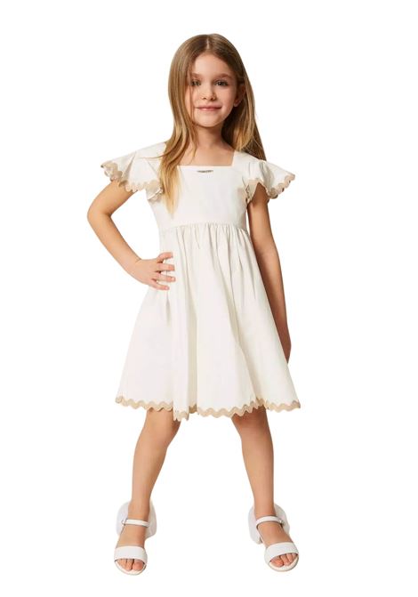 abito con ricami twinset | Abiti & Tute | GB2152WHI