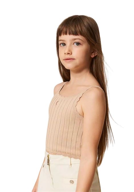 Top cropped in maglia twinset | Top | GJ3012SA