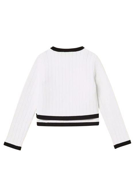 Cardigan e top in maglia con bottoni twinset | Maglieria | GJ3Q25WHI