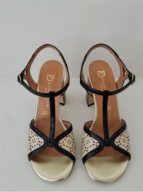 sandali DIVINE FOLLIE | 1054CREMA/NERO