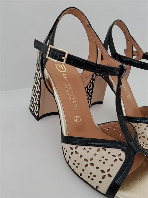 sandali DIVINE FOLLIE | 1054CREMA/NERO