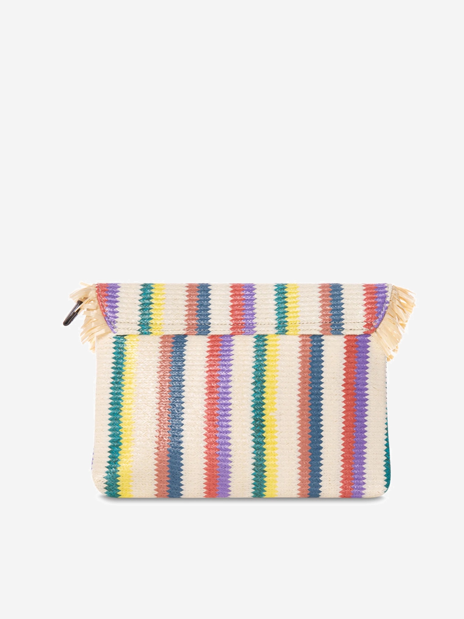 Pochette di paglia con frange MC2 Saint Barth - MC2 SAINT BARTH - AsterModa