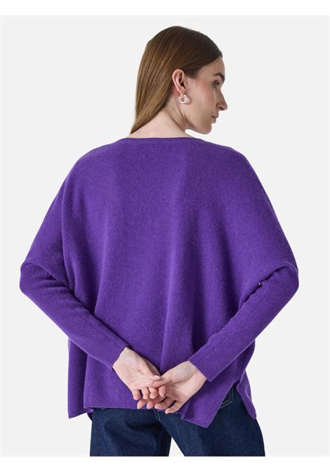 Camille poncho Absolute Cashmere ABSOLUT CASHMERE | Knitwear | ACF202012CGRAPE