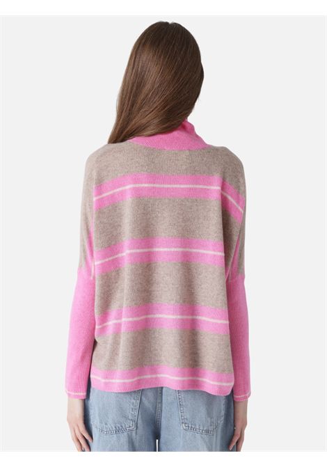 Joanna poncho Absolute Cashmere ABSOLUT CASHMERE | Knitwear | ACF202034CSTRIPES CANDY
