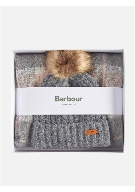 Set berretto e sciarpa tartan Saltburn Barbour BARBOUR | Cappelli | LGS0077GY31