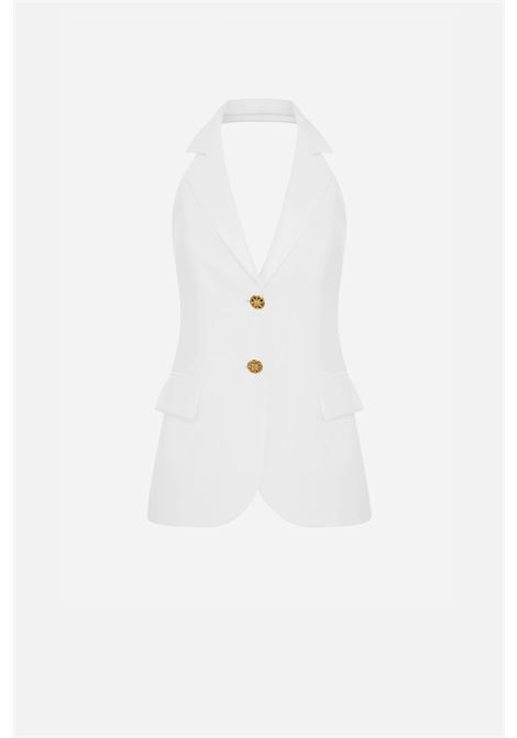 Gilet con revers Elisabetta Franchi - ELISABETTA FRANCHI - AsterModa