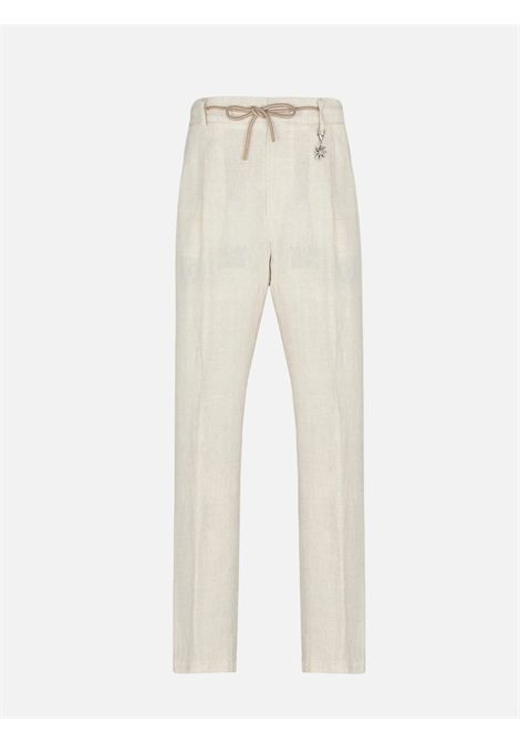 Pantalone jogging lavato lino Manuel Ritz Manuel Ritz | Pantaloni | P1688L26314422