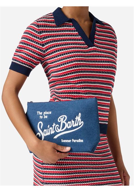 Pochette Aline MC2 Saint Barth MC2  SAINT BARTH | Pochette | ALI001700436LDENIM