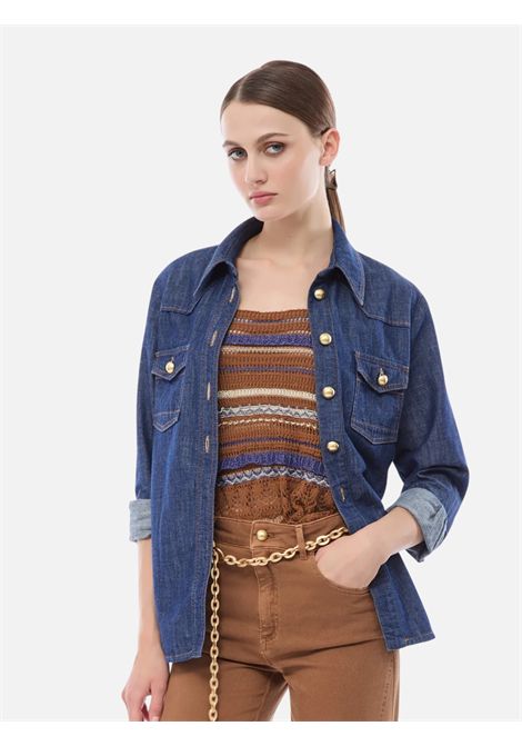 Camicia in denim Nenette NENETTE | Camicie | SIRMIONE0473