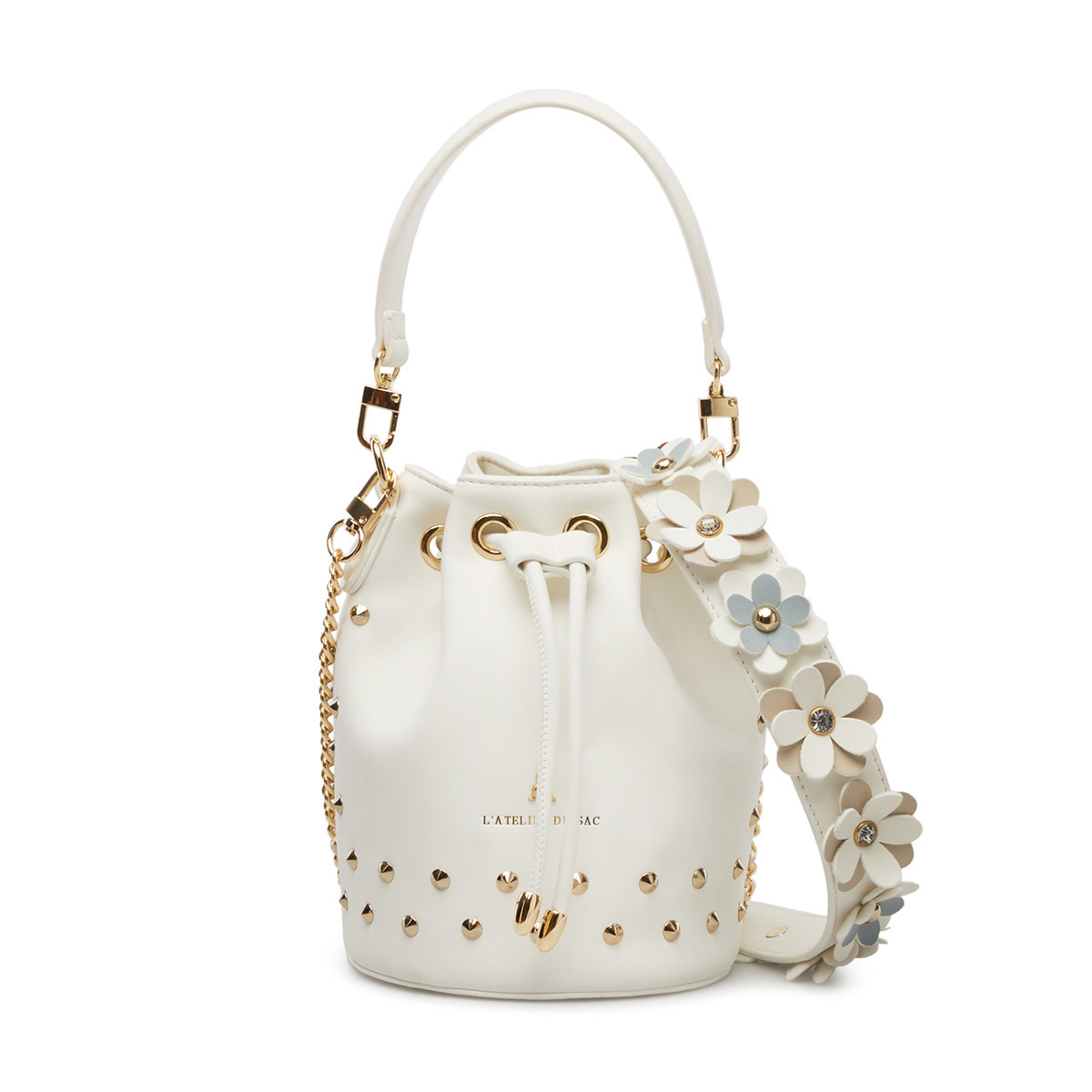 L'atelier du sac Tracolla Bianco Rebel cherie PETITE BLAIR - L'Atelier Du  Sac vendita online - GULLIVER COLLECTION