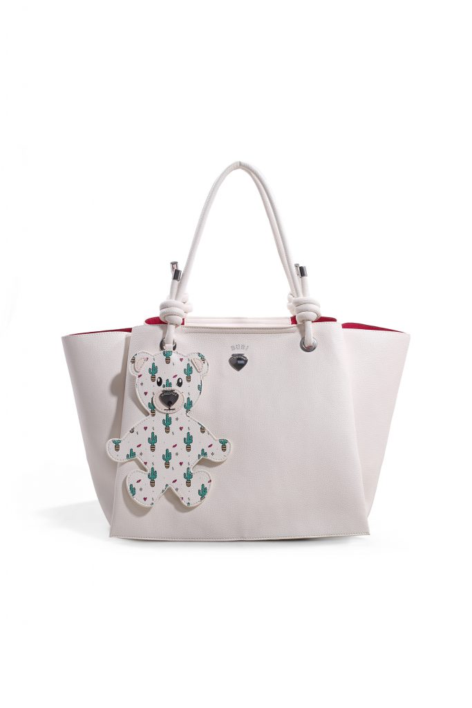 Borsa Le Pandorine Bubi Ribelli natural Art2308-04 Shopper a spalla –  Kocoriko