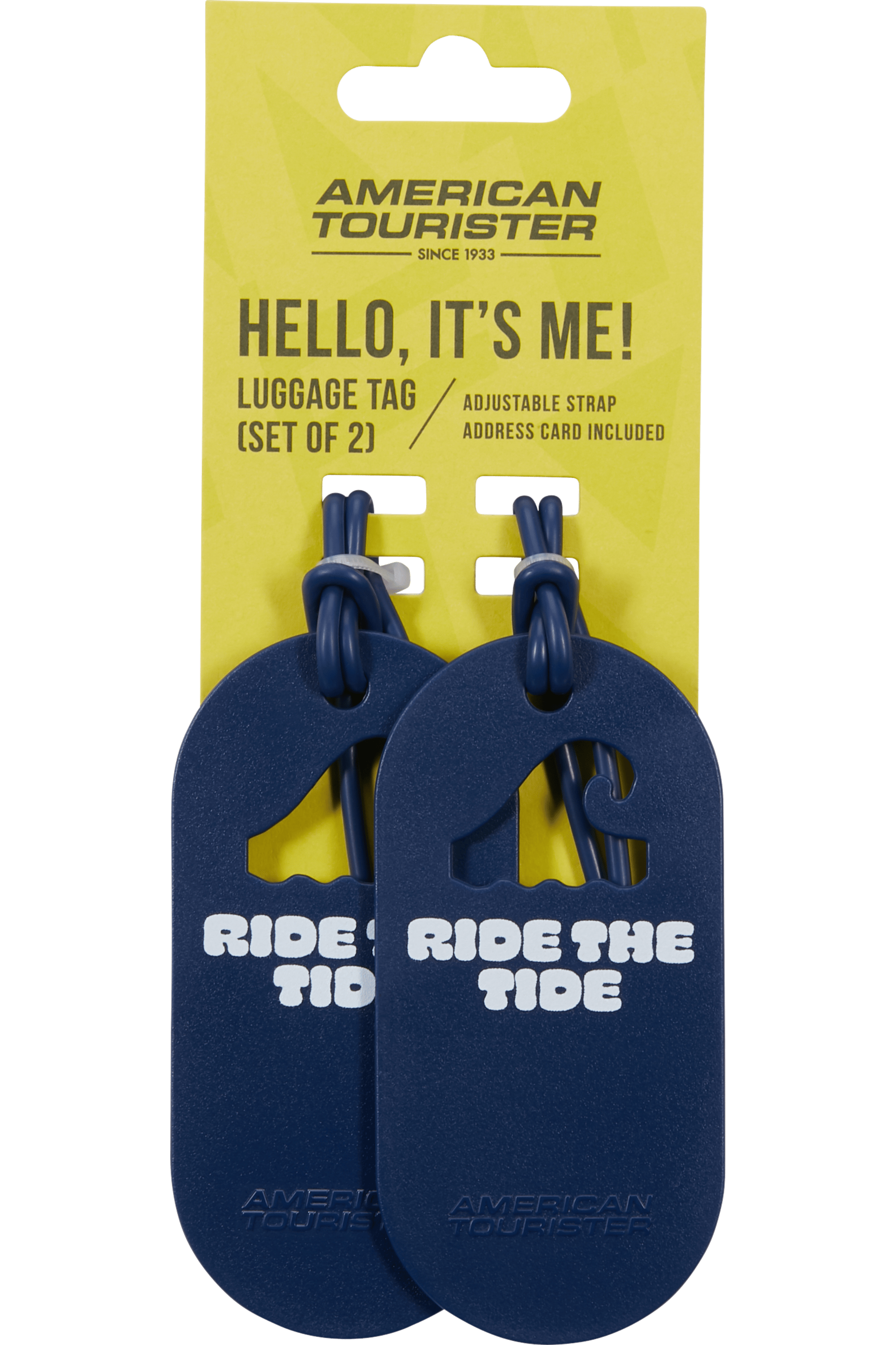 Fun Tags Porta indirizzi  Set di 2 pezzi AMERICAN TOURISTER | LUGGAGE TAG X2 FUNRIDE THE TIDE