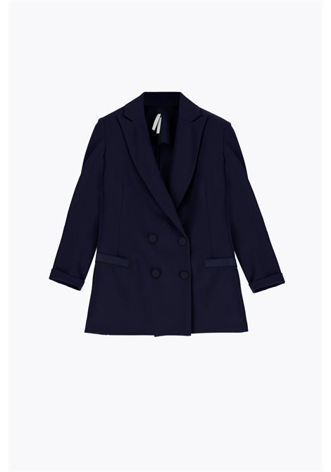Blazer doppiopetto con maniche 3/4 IMPERIAL | JU25IAWBLU