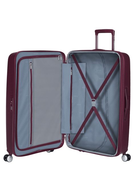 SoundBox 77cm Valigia da stiva L AMERICAN TOURISTER | SOUNDBOX 77/28WILD CHERRY