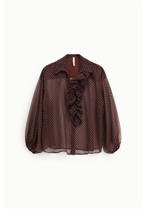 Camicia con maniche lunghe e colletto IMPERIAL | CND7KIHBORDO