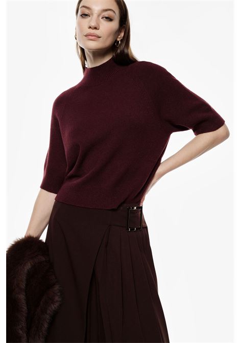 Maglione corto manica corta con collo polo IMPERIAL | M3025857ROSSO