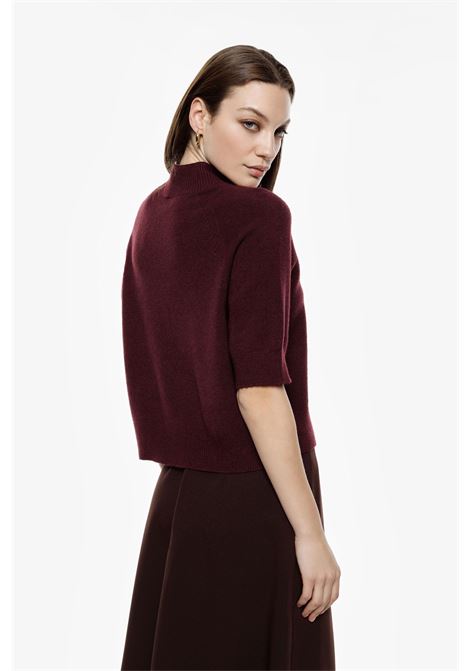 Maglione corto manica corta con collo polo IMPERIAL | M3025857ROSSO