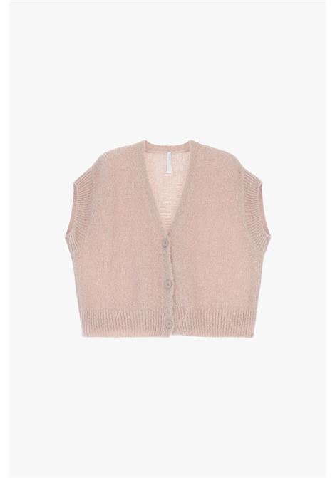 Maglione smanicato con bottoni frontali IMPERIAL | M734725573ROSA PALLIDO