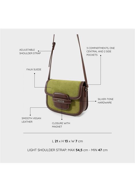 Borsa a tracolla saddle ADDISON - VERDE LABEL ROSE | ADDISONVERDE