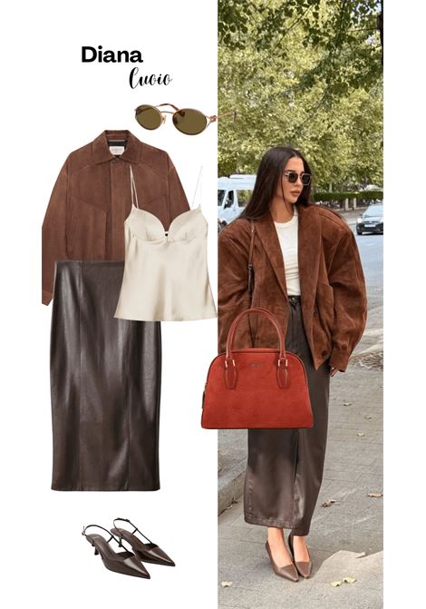 Borsa a tracolla DIANA - CUOIO LABEL ROSE | DIANACUOIO