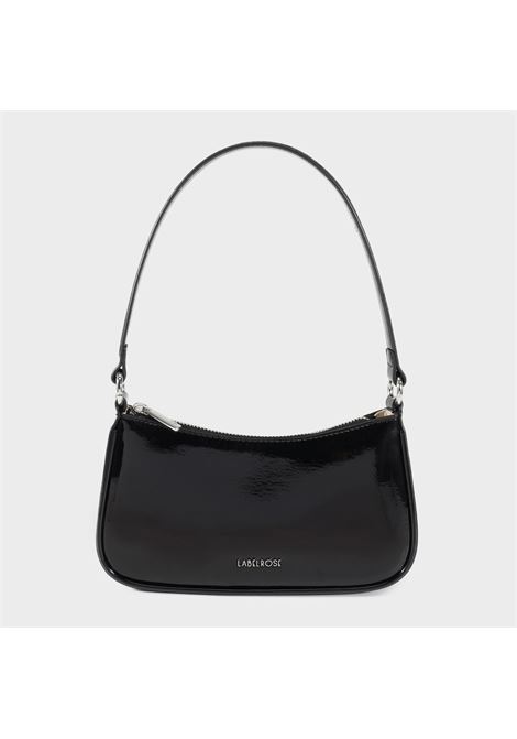 Borsa a spalla EMMA VERNICE - BLACK LABEL ROSE | EMMABLACK