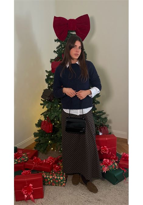 Borsa a spalla FLORA - BLACK LABEL ROSE | FLORABLACK