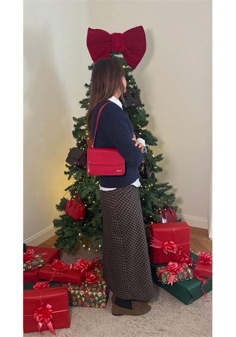 Borsa a spalla FLORA - CHERRY LABEL ROSE | FLORACHERRY