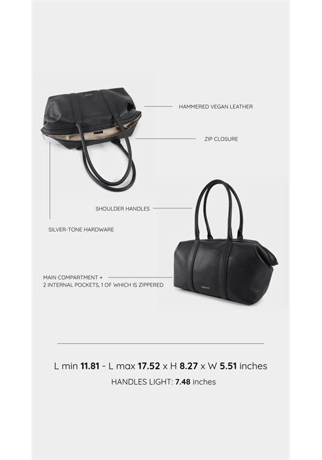 Borsa bauletto HONEY BIG - BLACK LABEL ROSE | HONEY BIGBLACK