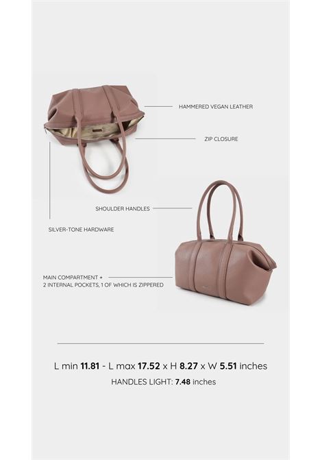 Borsa bauletto HONEY BIG - MAUVE LABEL ROSE | HONEY BIGMAUVE