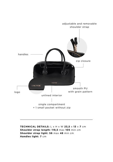 Borsa a mano IRIS - BLACK LABEL ROSE | IRISBLACK